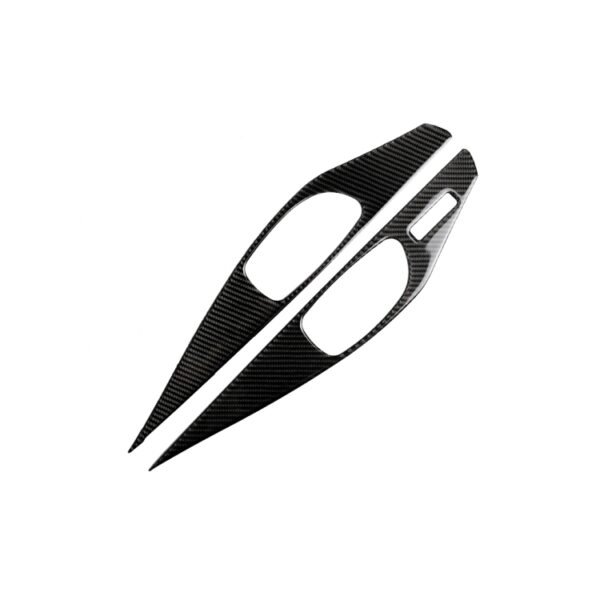 2 PCS Car Carbon Fiber Door Inner Handle Panel Decorative Sticker for Infiniti Q60, Left Drive - Image 2