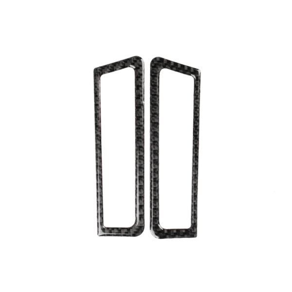 2 PCS Car Carbon Fiber A Column Air Outlet Frame Decorative Sticker for Infiniti Q50 / Q60 2014-2020 - Image 2