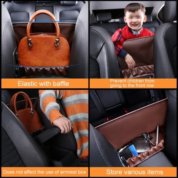 Car Front Seat Hanging Bag Storage Bag, Storage Bag (Black), Storage Bag, Storage Bag (Beige), Storage Bag (Red), Storage Bag (Wine Red), Storage Bag (Brown) - Image 8