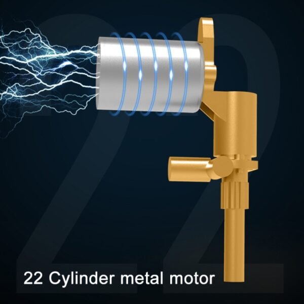 Car 12V Portable Inflatable Cylinder Pedal Pointer Air Pump with Light & Tool Box - Image 5