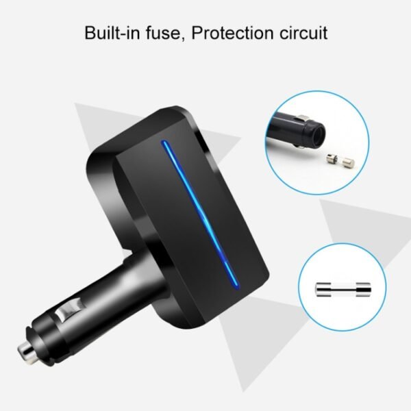 SHUNWEI SD-1918 80W 3.1A Car 2 in 1 Dual USB Charger, SD-1918 - Image 5