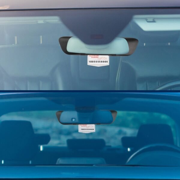 YC-193 Multifunctional Car Interior Rearview Mirror Large Field of Vision Anti-glare Auxiliary Car Blue Mirror - Image 7