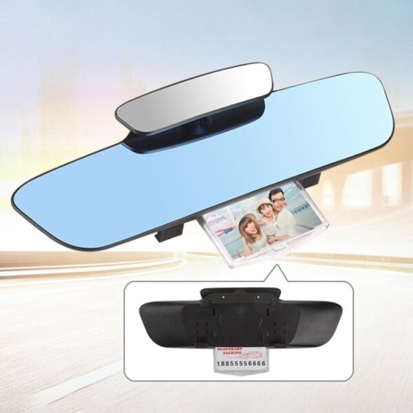 YC-193 Multifunctional Car Interior Rearview Mirror Large Field of Vision Anti-glare Auxiliary Car Blue Mirror - Image 8
