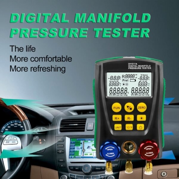 DUOYI DY517A Car Air Conditioning Diagnostic Instrument Temperature Monitor Fluoride Meter - Image 9