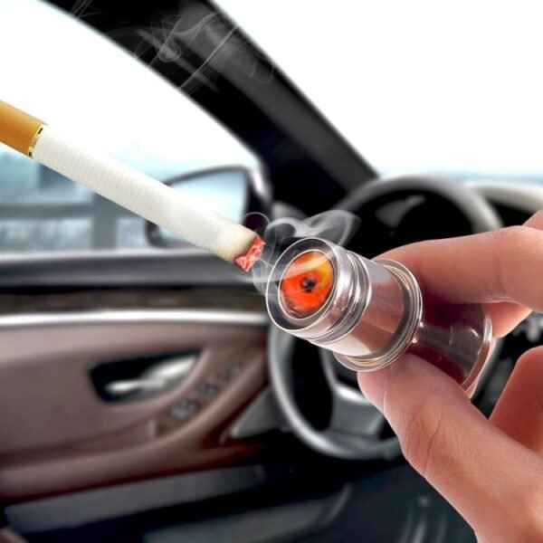 2 PCS 12V Car / Motorcycle EJECT Letter Metal Cigarette Lighter Cigarette Butt - Image 4