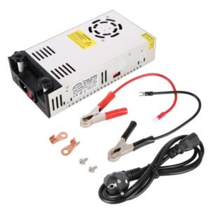 S-600-12 DC12V 600W 50A DIY Regulated DC Switching Power Supply Power Step-down Transformer with Clip, EU Plug