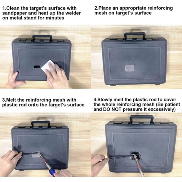 80W Electric Soldering Iron Plastic Welding Machine Car Bumper Repair Plier, US Plug - Image 5