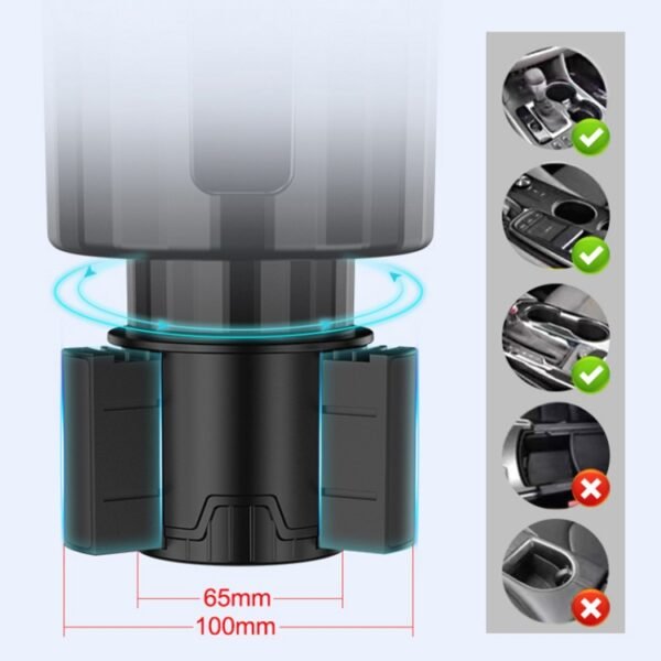 Car Cup Mouth Conversion Large Water Cup Holder - Image 4