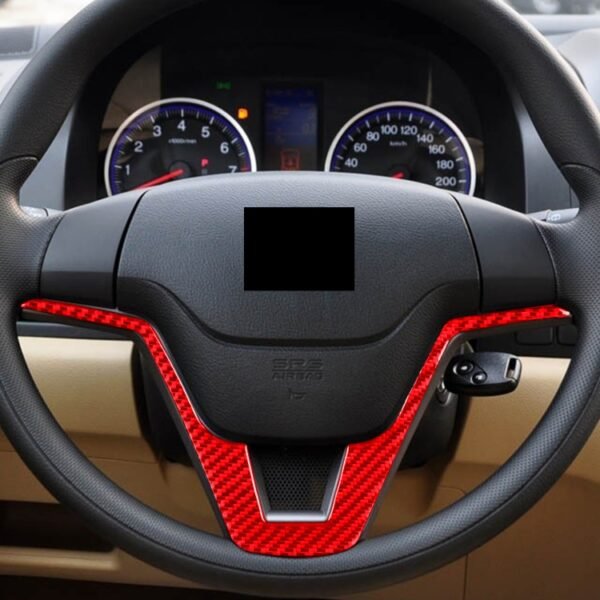 For Honda CRV 2007-2011 Carbon Fiber Car Steering Wheel Decorative Sticker, Left Drive, Car Steering Wheel - Image 5