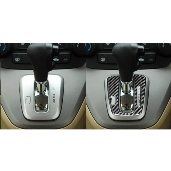Carbon Fiber Car Gear Indicator Frame Decorative Sticker for Honda CRV 2007-2011,Right Drive - Image 6