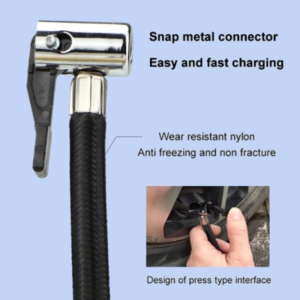 12V Portable Car Tire Air Pump Style:Digital Display Version - Image 4