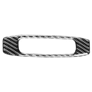 Car Carbon Fiber Skylight Handle Decorative Sticker for Mitsubishi Lancer EVO (DE/ES) 2008-2015, Left and Right Drive Universal