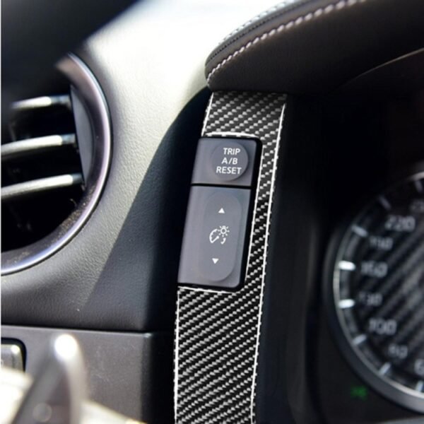 2 PCS Car Carbon Fiber Speedometer Decorative Sticker for Nissan GTR R35 2008-2016, Left and Right Drive Universal - Image 6