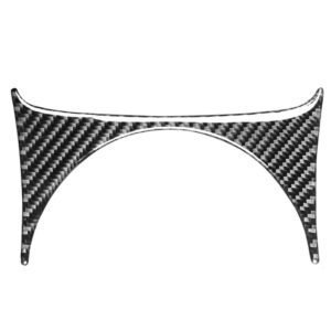 Car Carbon Fiber Gear Position Console Upper Decorative Sticker for Mazda RX8 2004-2008, Left and Right Drive Universal