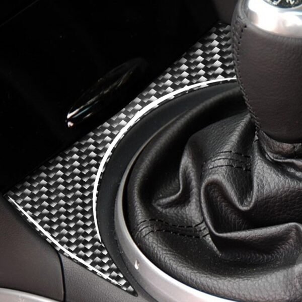 Car Carbon Fiber Gear Position Console Upper Decorative Sticker for Mazda RX8 2004-2008, Left and Right Drive Universal - Image 5