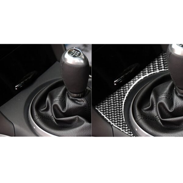 Car Carbon Fiber Gear Position Console Upper Decorative Sticker for Mazda RX8 2004-2008, Left and Right Drive Universal - Image 6