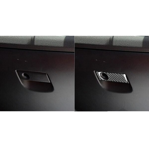 Car Carbon Fiber Glove Box Storage Box Handle Decorative Sticker for Mazda RX8 2004-2008, Left and Right Drive Universal - Image 6