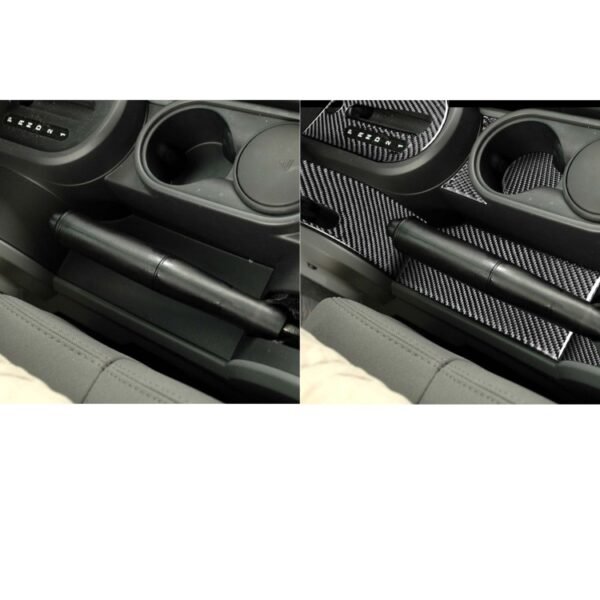 10 in 1 Car Carbon Fiber Gear Console Water Cup Holder Decorative Sticker for Jeep Wrangler JK 2007-2010, Left Drive - Image 6