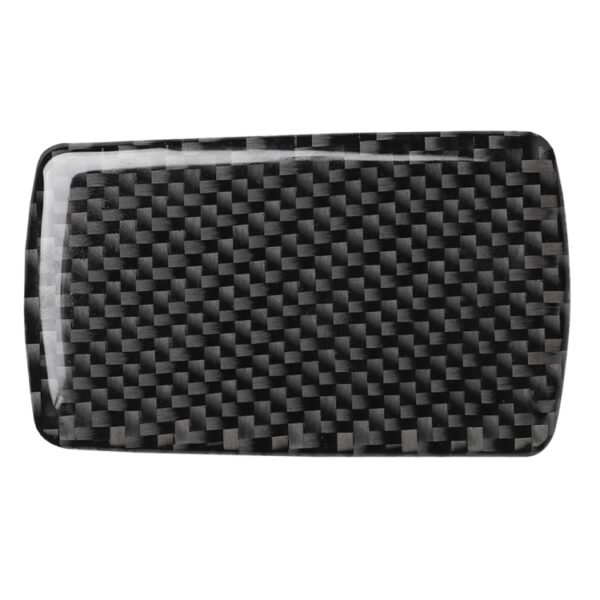 Car Carbon Fiber Storage Box Handle Decorative Sticker for BMW 3 Series G20/G28/325Li/330d/335 2019-2020, Left Drive
