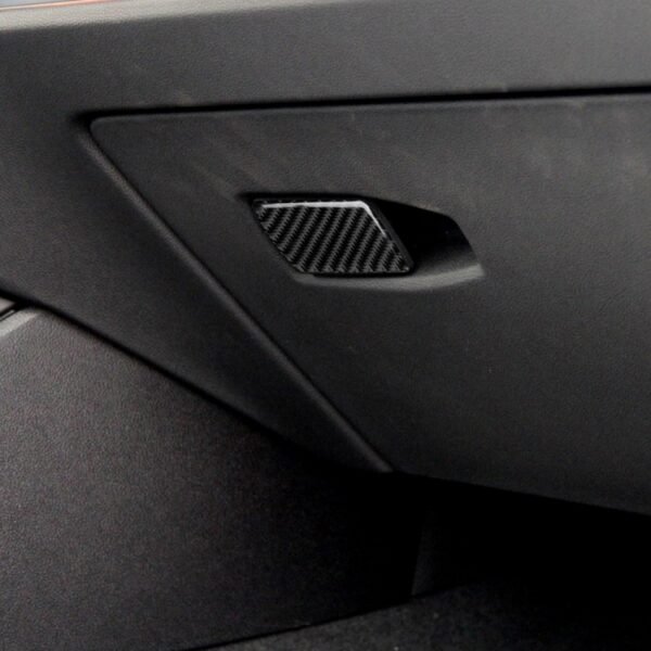 Car Carbon Fiber Storage Box Handle Decorative Sticker for BMW 3 Series G20/G28/325Li/330d/335 2019-2020, Left Drive - Image 5