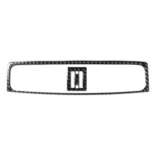 Car Carbon Fiber Middle Air Outlet Decorative Sticker for Lexus IS250 300 350C 2006-2012, Left and Right Drive Universal