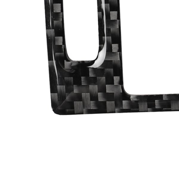 Car Carbon Fiber Warning Light Decorative Sticker for Audi A6 S6 C7 A7 S7 4G8 2012-2018, Left and Right Drive Universal