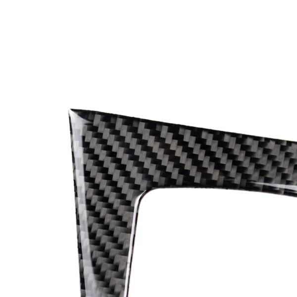 Car Carbon Fiber Tricolor Gear Panel Decorative Sticker for BMW X5 2008-2013 / X6 2009-2014, Low-level Configuration Left Drive - Image 3