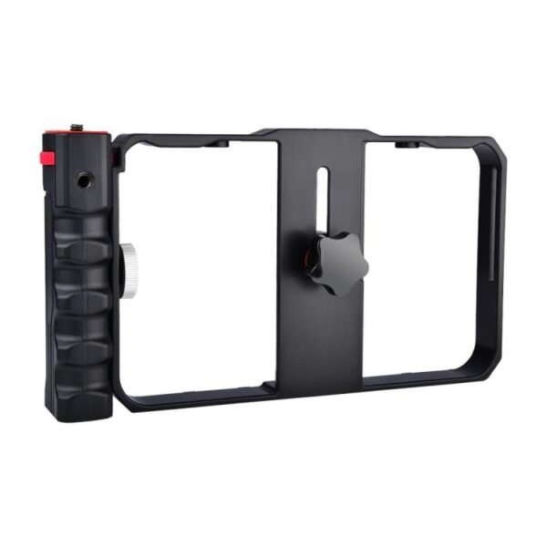YLG0901B Vlogging Live Broadcast Smartphone Plastic Cage Video Rig Filmmaking Recording Handle Stabilizer Bracket for iPhone, Galaxy, Huawei, Xiaomi, HTC, LG, Google, and Other Smartphones, YLG0901B - Image 3