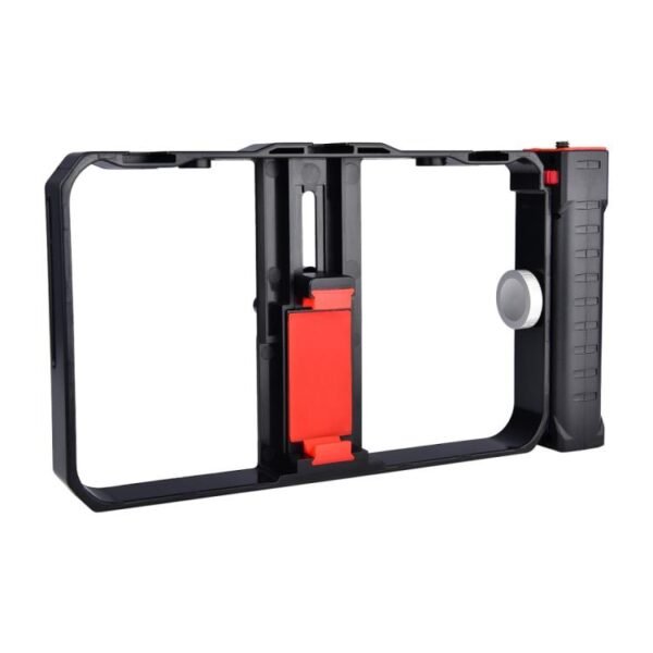 YLG0901B Vlogging Live Broadcast Smartphone Plastic Cage Video Rig Filmmaking Recording Handle Stabilizer Bracket for iPhone, Galaxy, Huawei, Xiaomi, HTC, LG, Google, and Other Smartphones, YLG0901B - Image 4