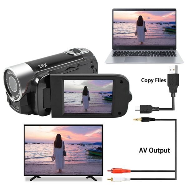 16X Digital Zoom HD 16 Million Pixel Home Travel DV Camera, EU Plug, EU Plug - Image 5