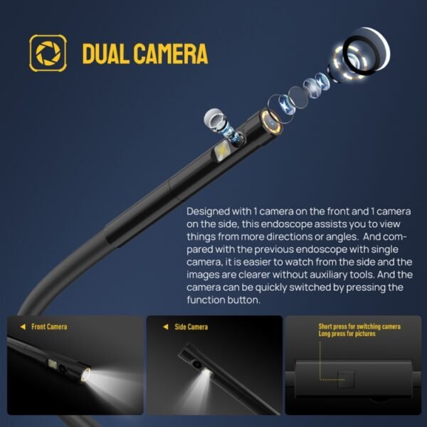 Endoscope E2 IP67 Waterproof Digital Endoscope for Ulefone Armor 9 ...