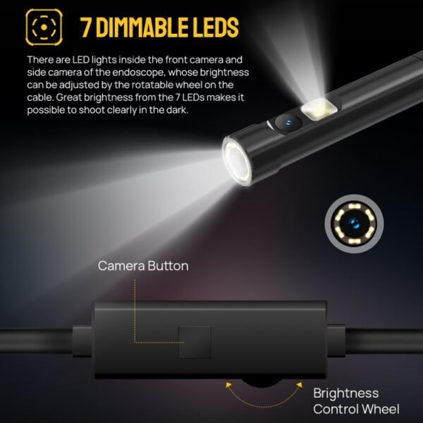Endoscope E2 IP67 Waterproof Digital Endoscope for Ulefone Armor 9 ...