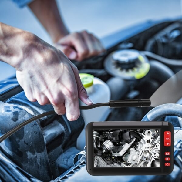 P20 4.3 Inch Screen Display HD1080P Inspection Endoscope with 8 LEDs, Length: 5m, Lens Diameter: 8mm, Mild Line