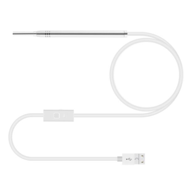 1MP HD Visual Ear Nose Tooth Endoscope Borescope with 6 LEDs, Lens Diameter: 3.9mm(Silver) - Image 2