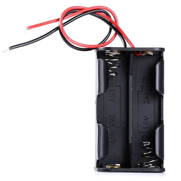 5pcs LandaTianrui LDTR-DJ002 6V 4 x AA Batteries Case Storage Holder with 18cm Cable for Arduino, 6V 4 x AA - Image 2