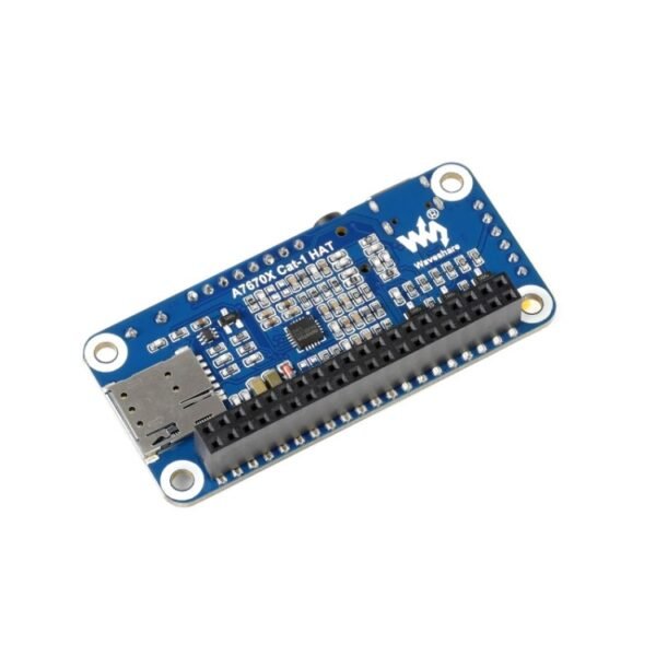 Waveshare Multi Band 2G GSM / GPRS LBS A7670E LTE Cat-1 HAT for Raspberry Pi, for Europe, Southeast Asia, West Asia, Africa, China, South Kor - Image 3