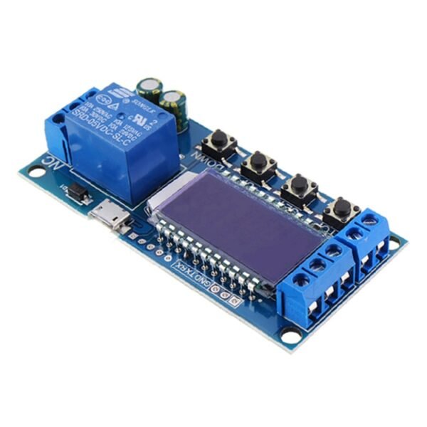 XY-LJ02 6-30V Micro USB Digital LCD Display Time Delay Relay Module Control Timer Switch - Image 2