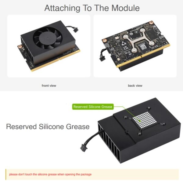 Waveshare Dedicated Cooling fan for Jetson TX2 NX - Image 4