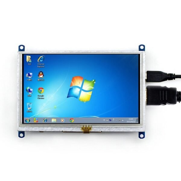 WAVESHARE 5 Inch HDMI LCD (B) 800x480 Touch Screen  for Raspberry Pi Supports Various Systems - Image 4