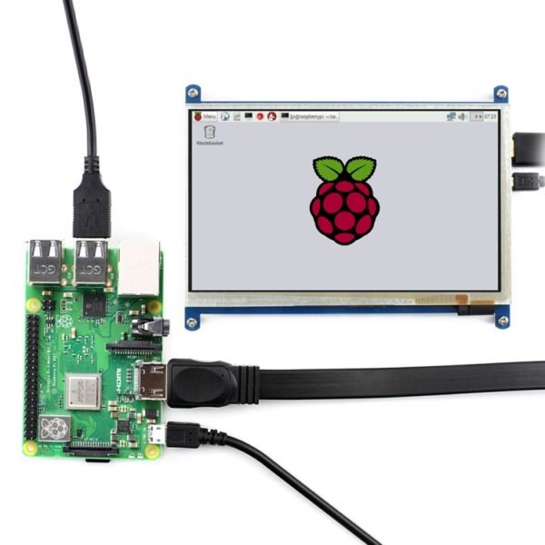 WAVESHARE 7 Inch HDMI LCD (B) 800×480 Touch Screen  for Raspberry Pi - Image 5