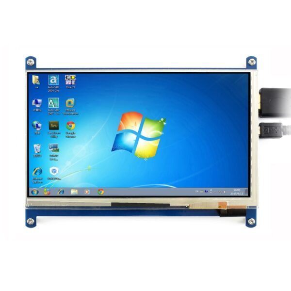 WAVESHARE 7 Inch HDMI LCD (C) 1024×600 Touch Screen  for Raspberry Pi Supports Various Systems - Image 4