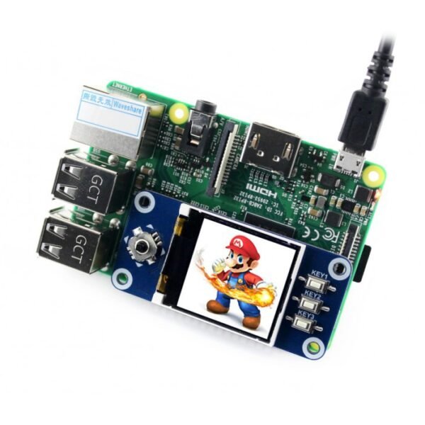 WAVESHARE 128x128 1.44inch LCD Display HAT for Raspberry Pi - Image 5