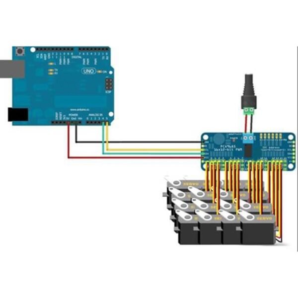 16 Channel PWM Servo Motor Controller DIY for Arduino - Image 5