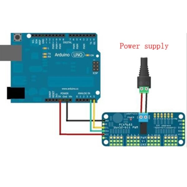 16 Channel PWM Servo Motor Controller DIY for Arduino - Image 7