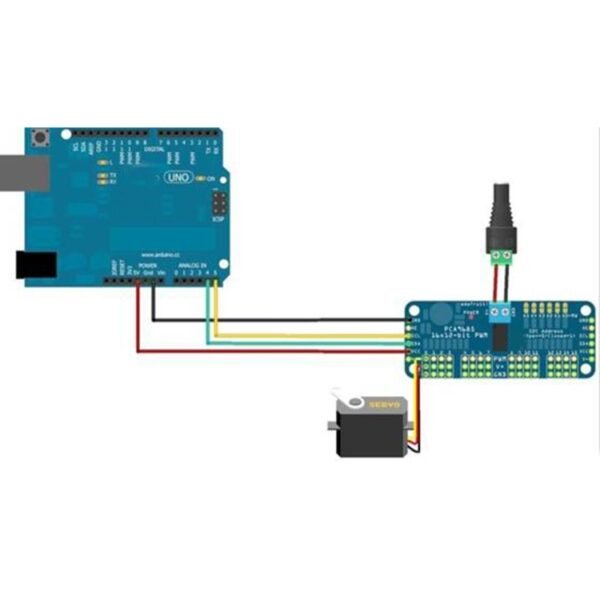16 Channel PWM Servo Motor Controller DIY for Arduino - Image 8