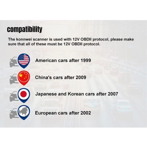 KONNWEI KW860 Car 2.8 inch TFT Color Screen Battery Tester Support 8 Languages / I Key Analysis Function - Image 19