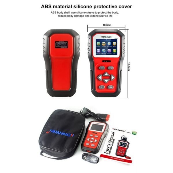 KONNWEI KW860 Car 2.8 inch TFT Color Screen Battery Tester Support 8 Languages / I Key Analysis Function - Image 22