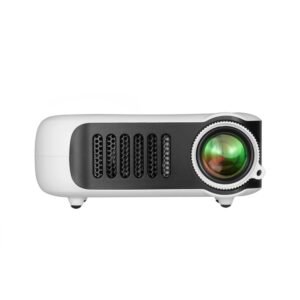 TRANSJEE A2000 320x240P 1000 ANSI Lumens Mini Home Theater HD Digital Projector, Plug Type: US Plug, Plug Type: US Plug(White)