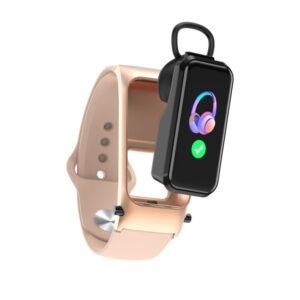 X4 1.14 inch HD Screen Bluetooth Earphone Smart Bracelet, Support Sleep Monitoring / Body Temperature Monitoring / Heart Rate Monitoring