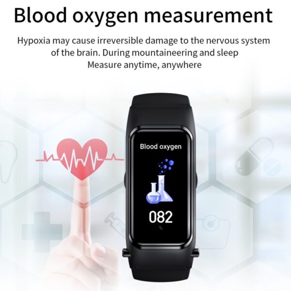 X4 1.14 inch HD Screen Bluetooth Earphone Smart Bracelet, Support Sleep Monitoring / Body Temperature Monitoring / Heart Rate Monitoring - Image 12